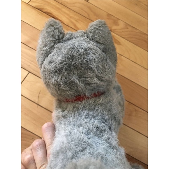Vintage REAL SOFT TOYS Cat Plush Stuffed Toy Watford Gray Grey Lifelike England - Picture 9 of 11